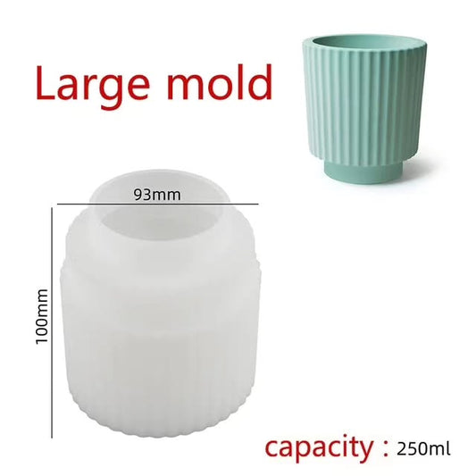 Lined Large Candle Jar Mould for Beyond MIX, Resin, Concrete