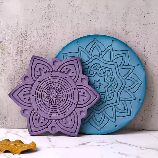 Mandala - 2 Piece Coaster Mould Set