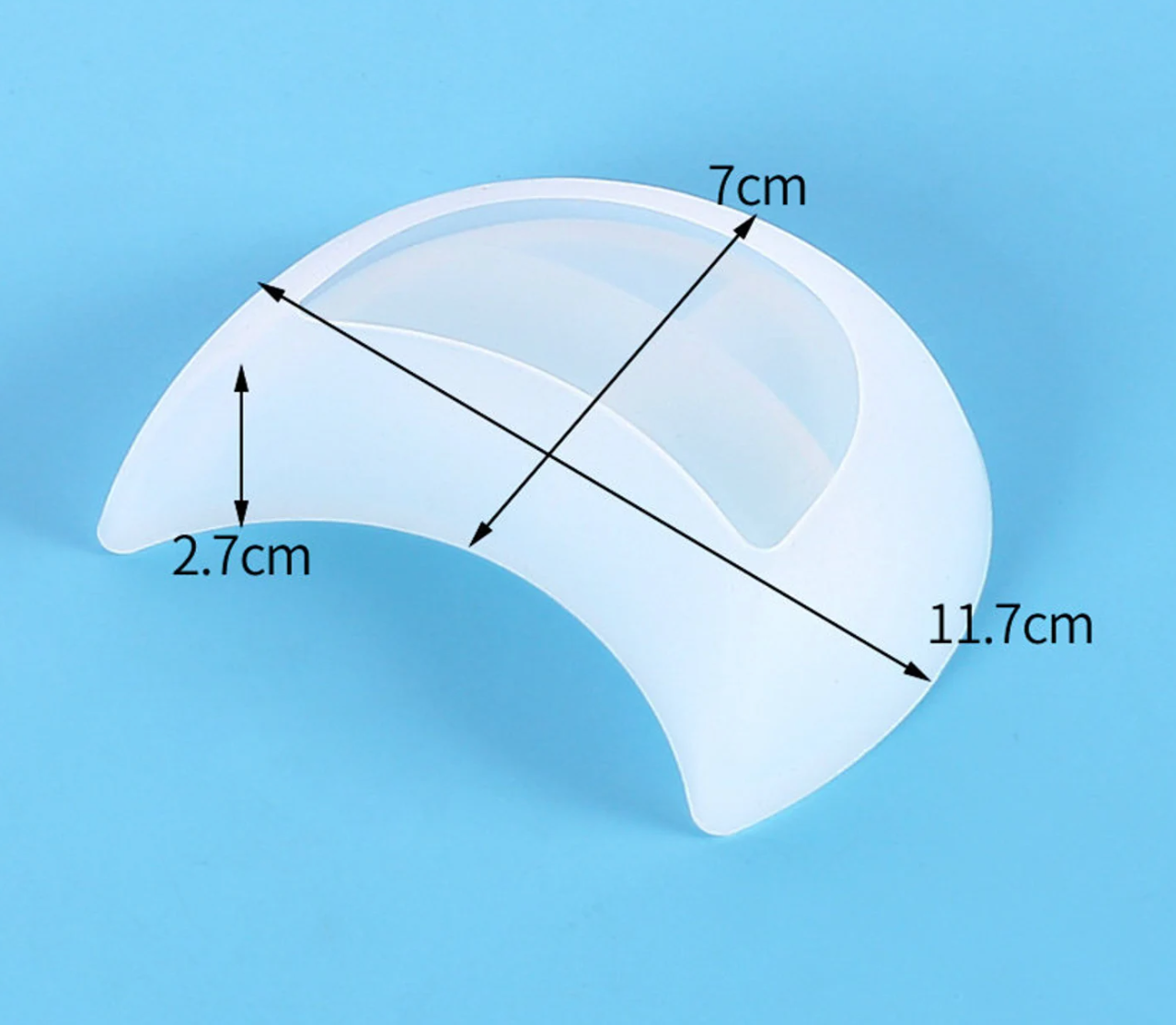 Crescent Moon Tray Mould for Beyond MIX and Resin