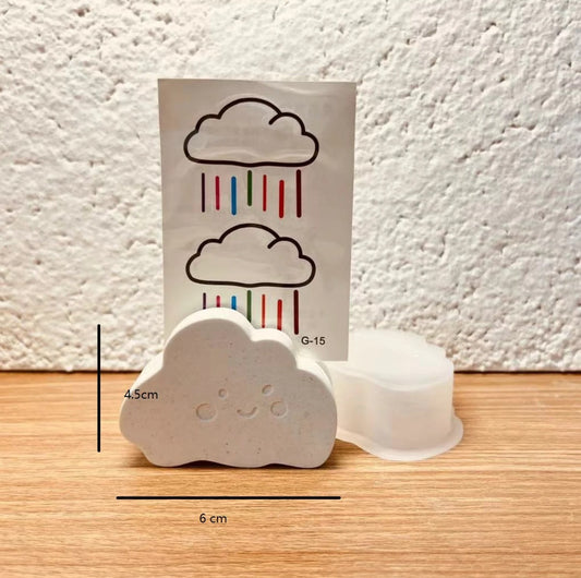 Smiley Cloud Card/Photo Holder